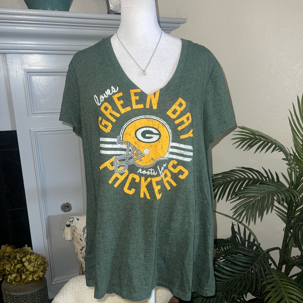 NFL Green Bay Packers Team Apparel Green T-Shirt XXL
